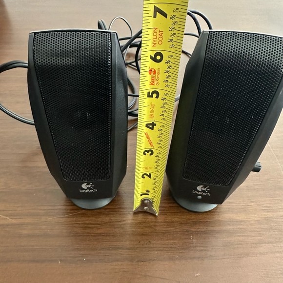 Logitech S120 Computer Speakers Multi Media Black Wired Tested Working 4.4 watts - Picture 5 of 7